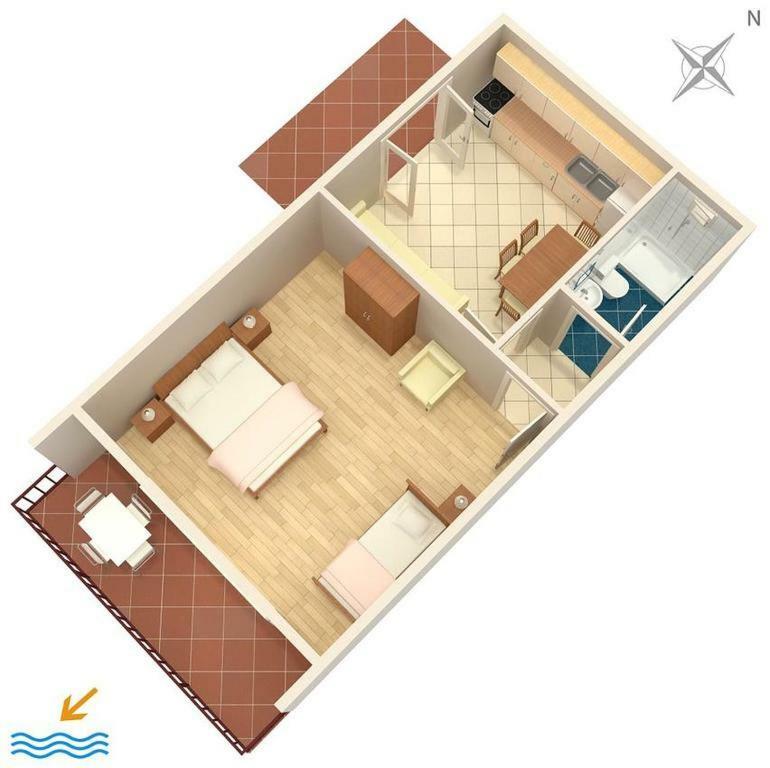 Apartmani Ujdur Omis Bagian luar foto